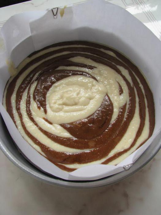 recette de gâteau zèbre sur yaourt