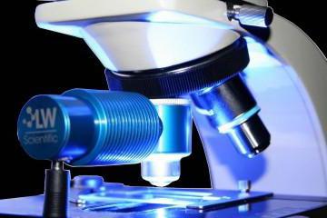 application de microscopie de fluorescence 