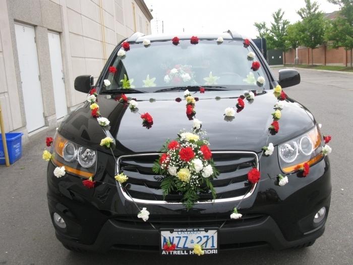 décoration de voiture pour un mariage par ses propres mains