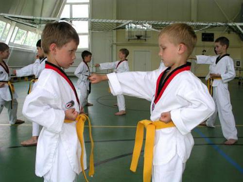 ceinture de Taekwondo jaune